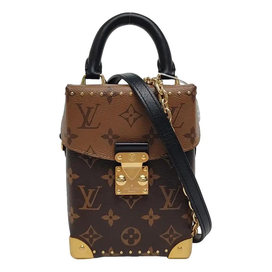 Camera Box leather handbag