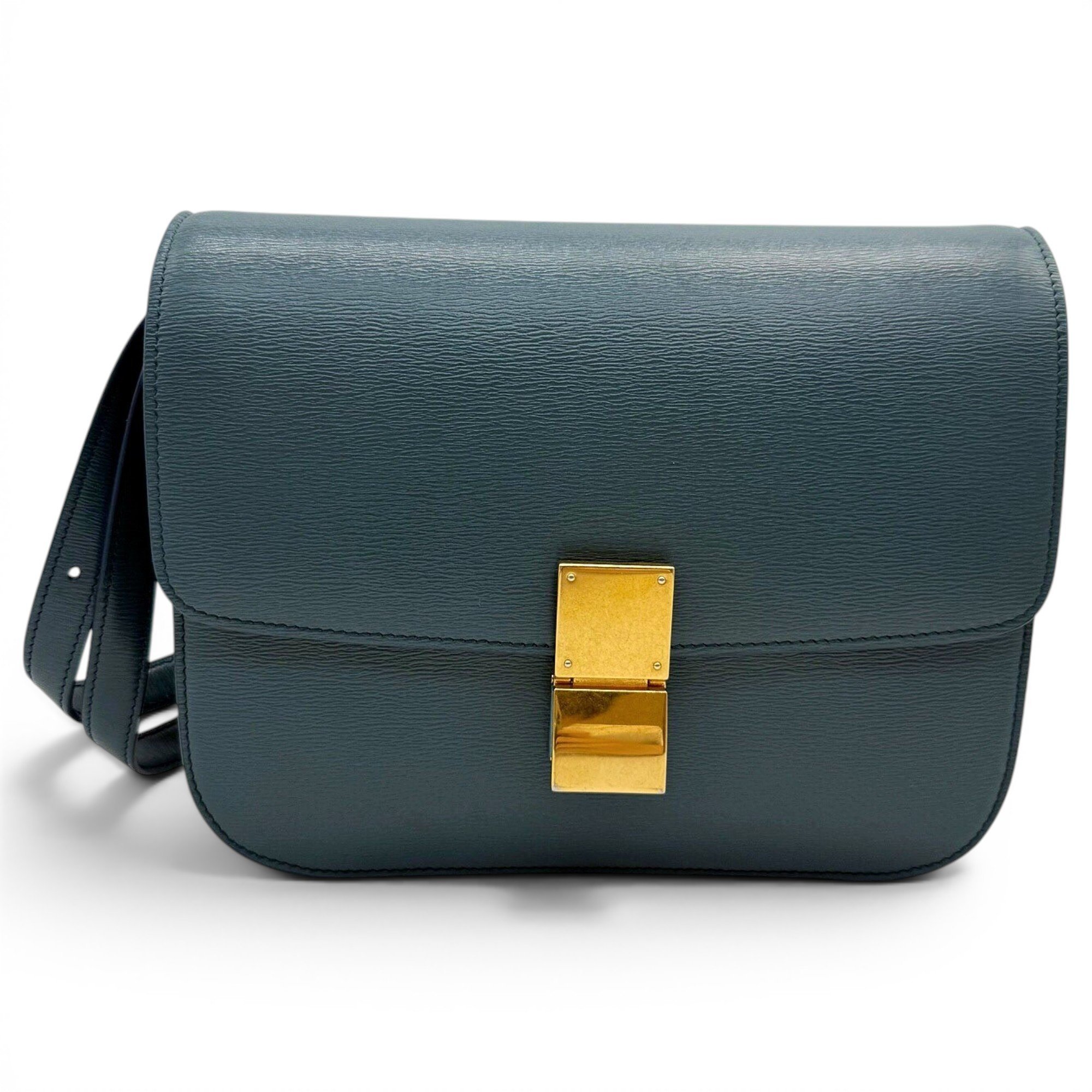 Classic leather crossbody bag