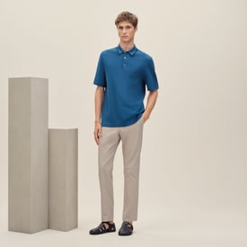 "Piqures sellier" polo shirt