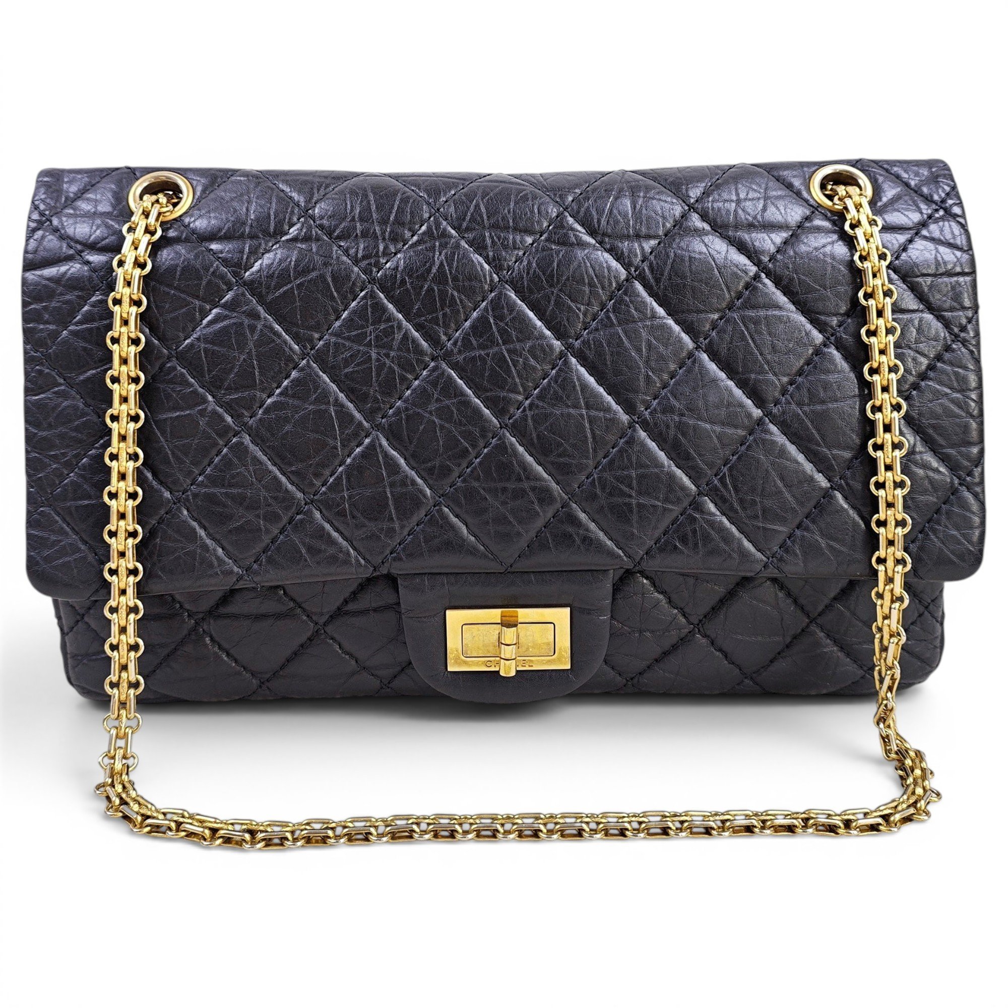 2.55 leather handbag