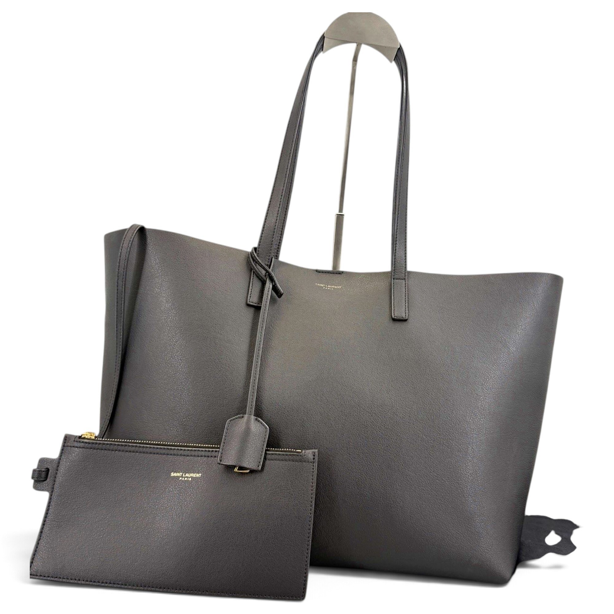 Shopping leather tote