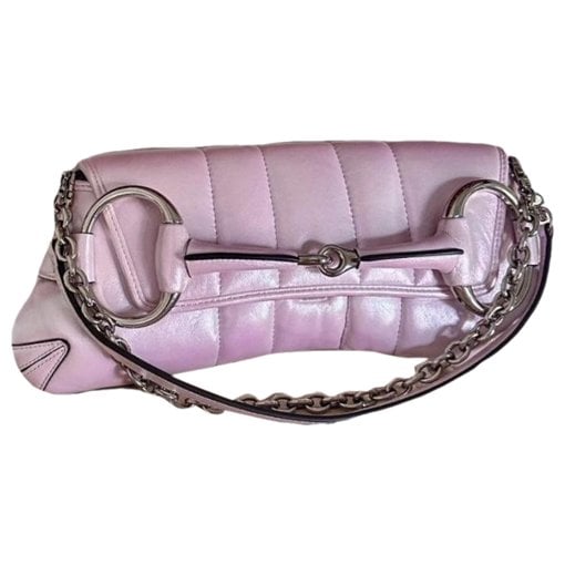 Horsebit Chain leather handbag
