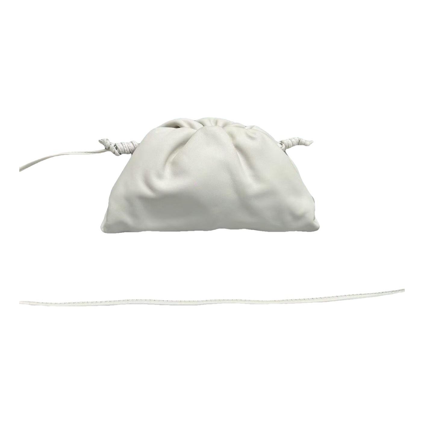 Pouch leather handbag