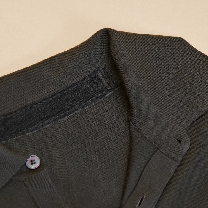 Kaki "Detail H" Polo Shirt