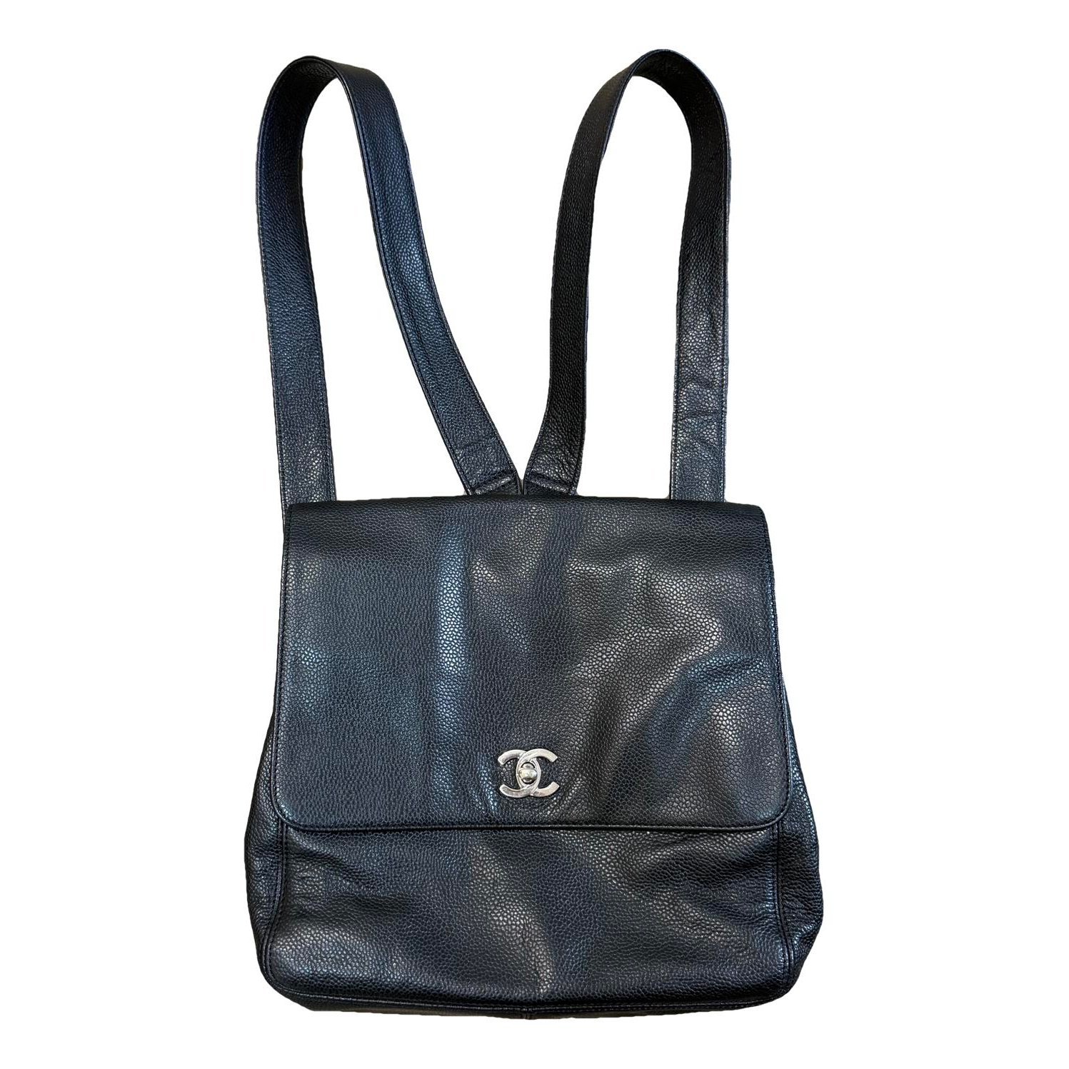 Leather backpack