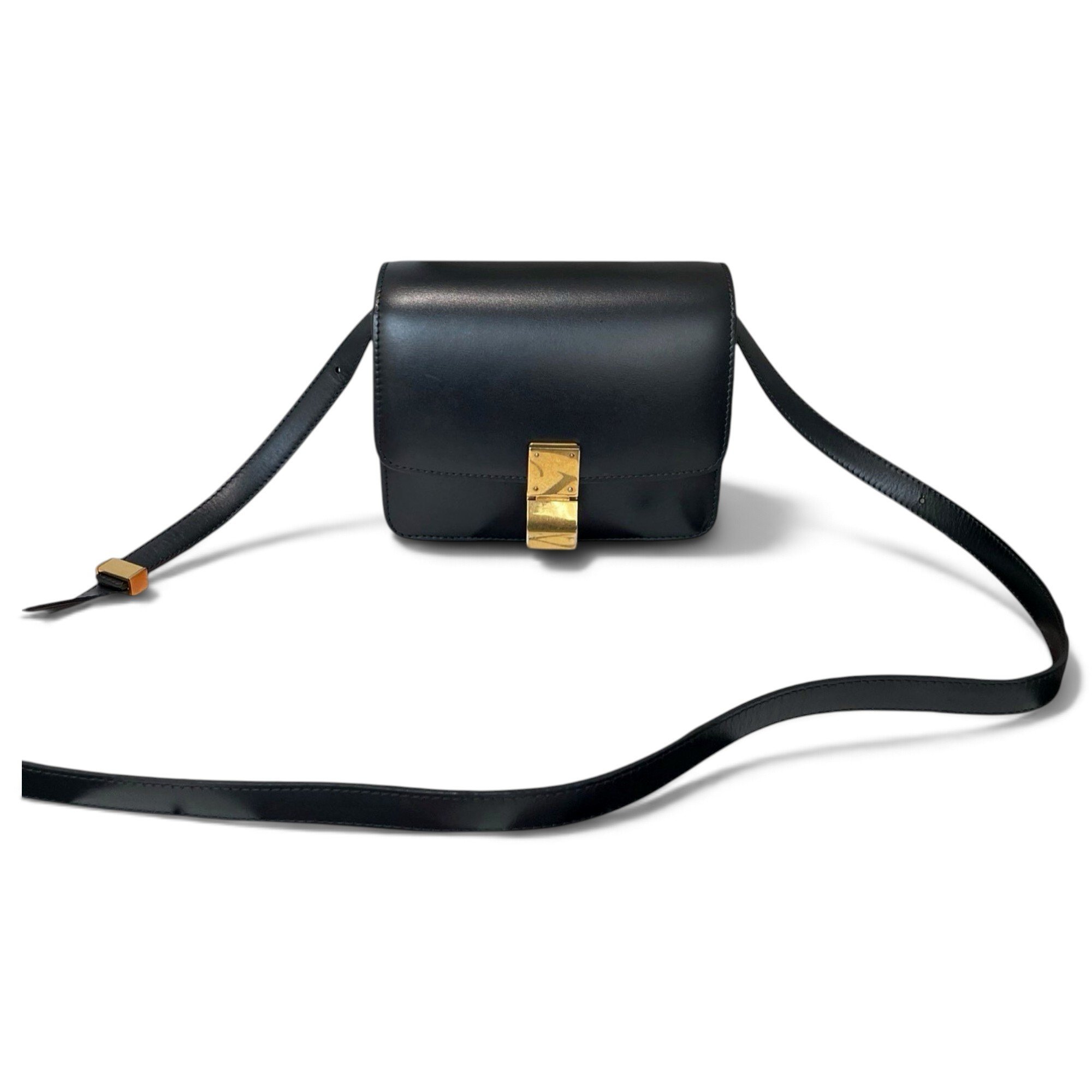 Classic leather crossbody bag
