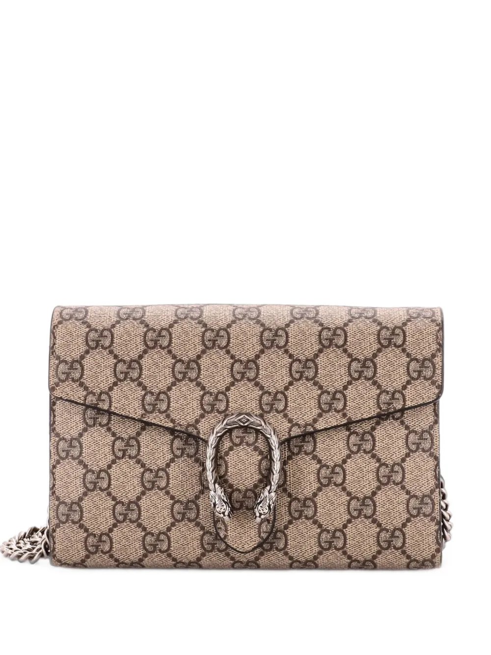 Dionysus Chain Wallet GG Coated Canvas Small crossbody bag