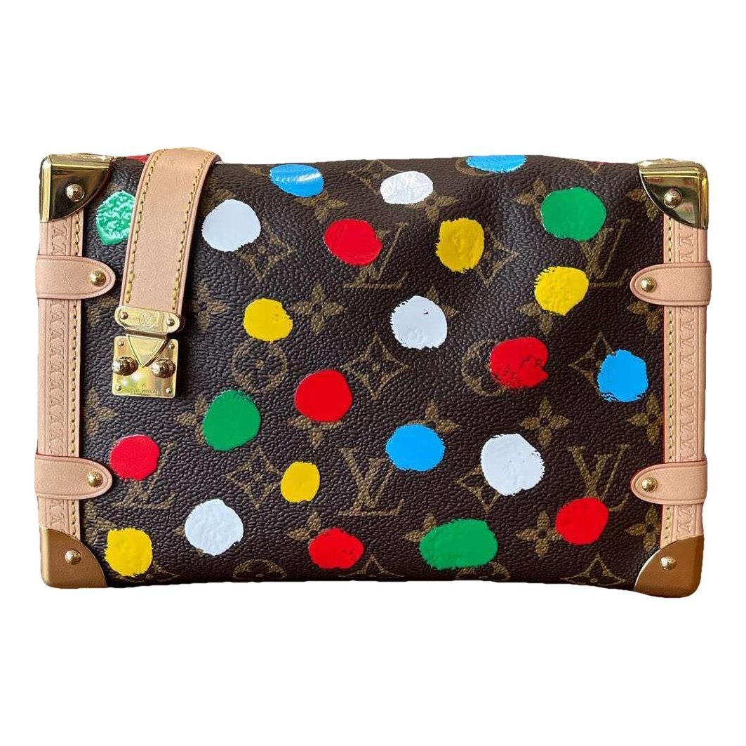Side Trunk leather handbag