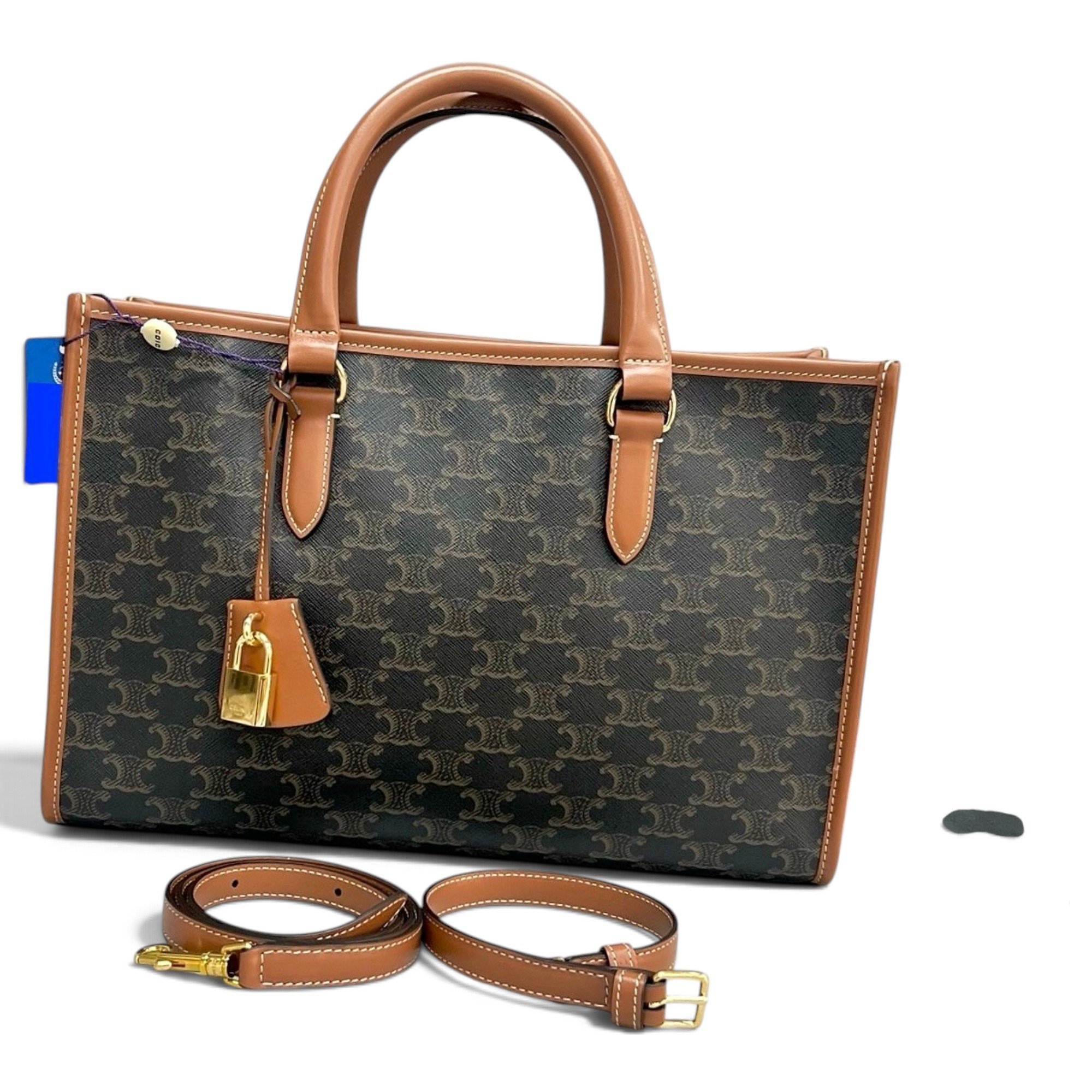Leather tote