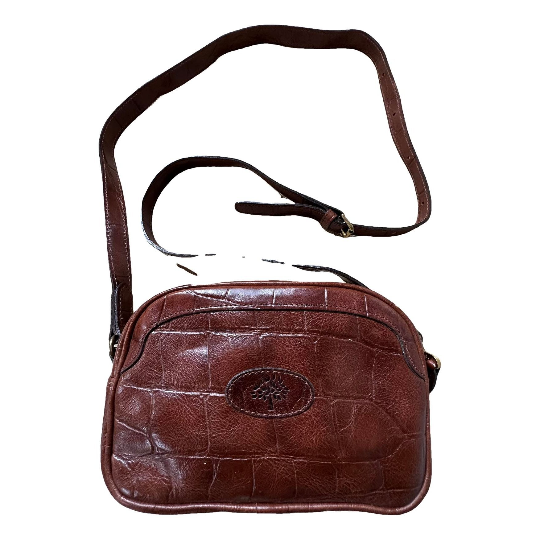 Leather crossbody bag
