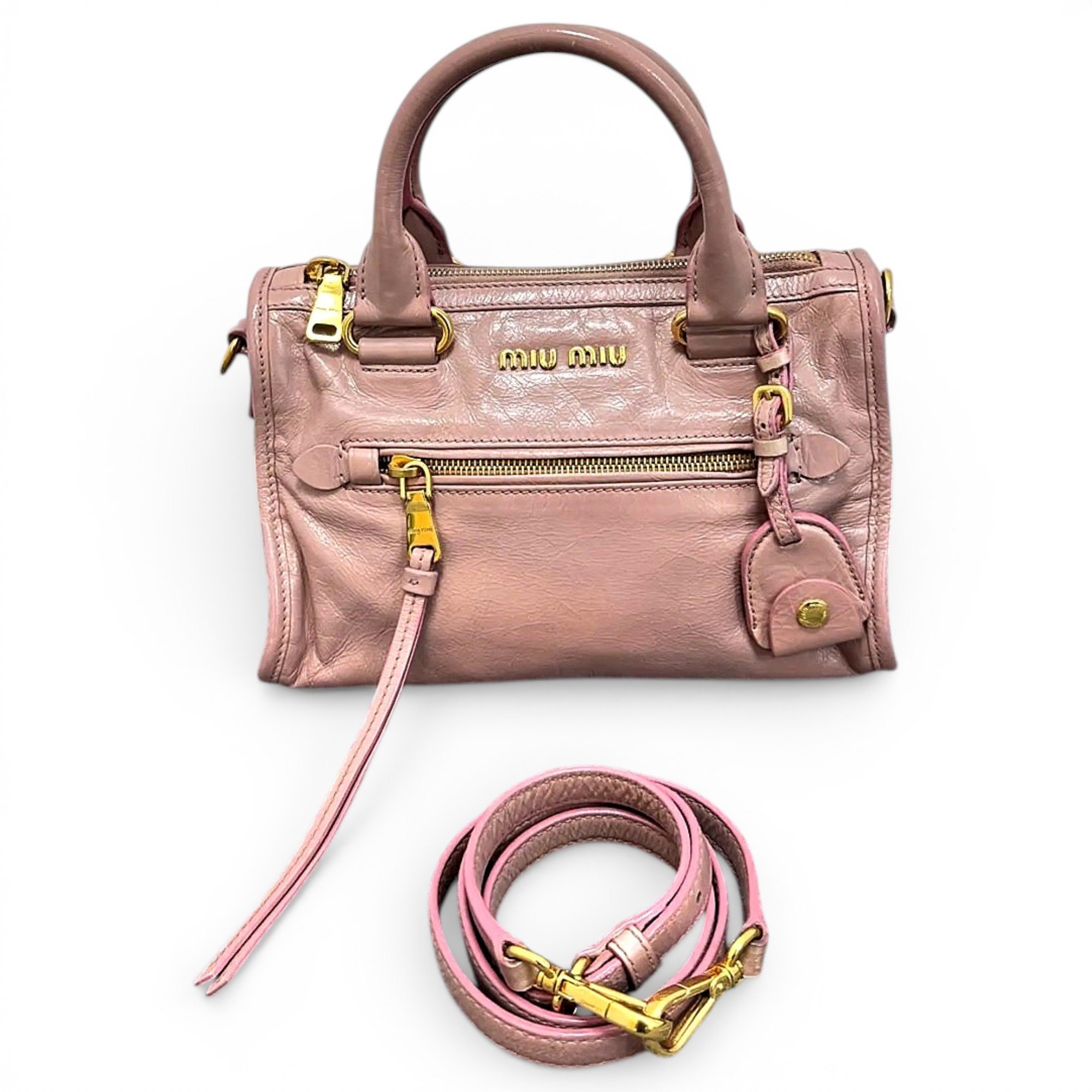 Leather crossbody bag