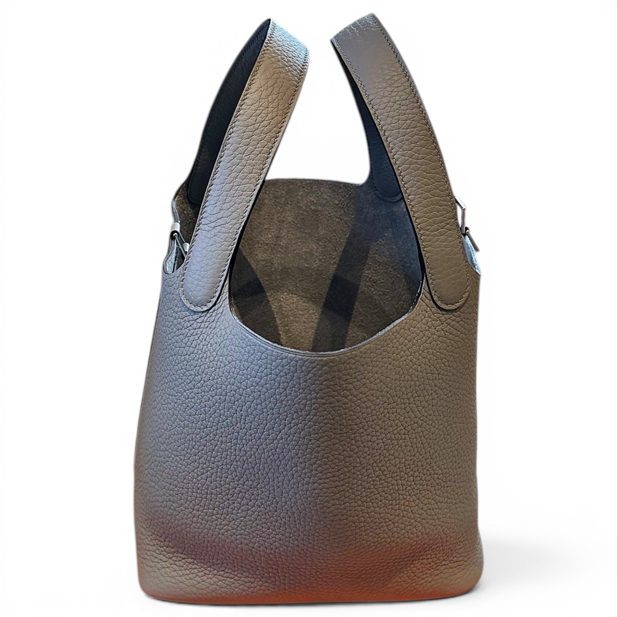 Picotin leather handbag