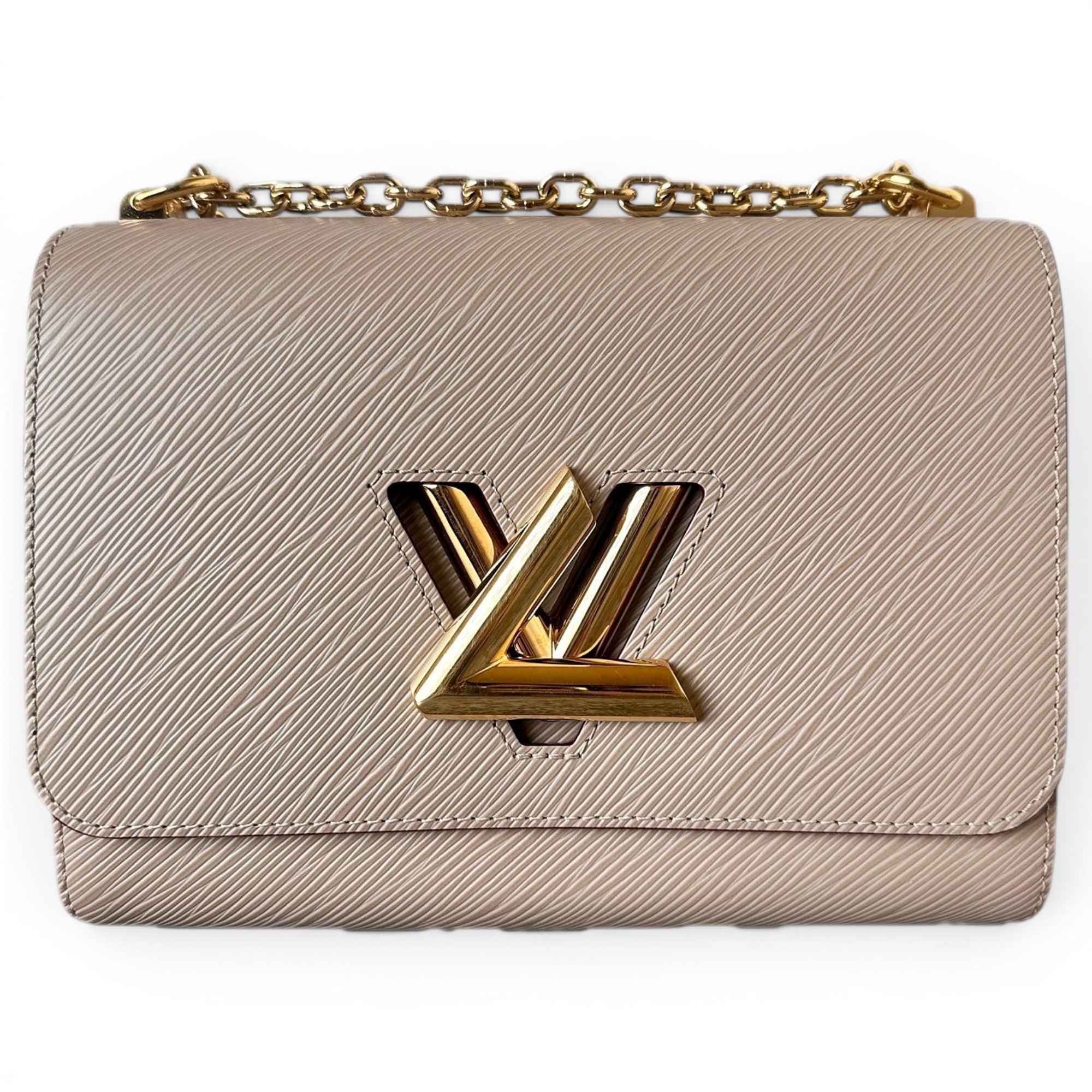 Twist leather handbag