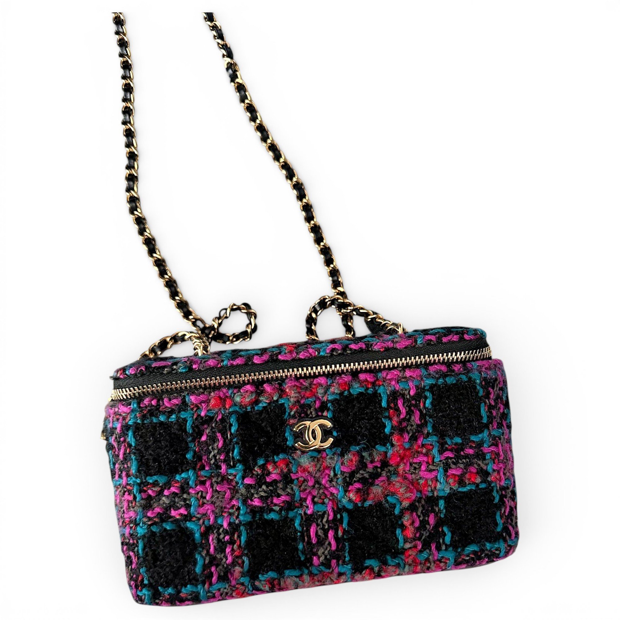 Vanity tweed bag