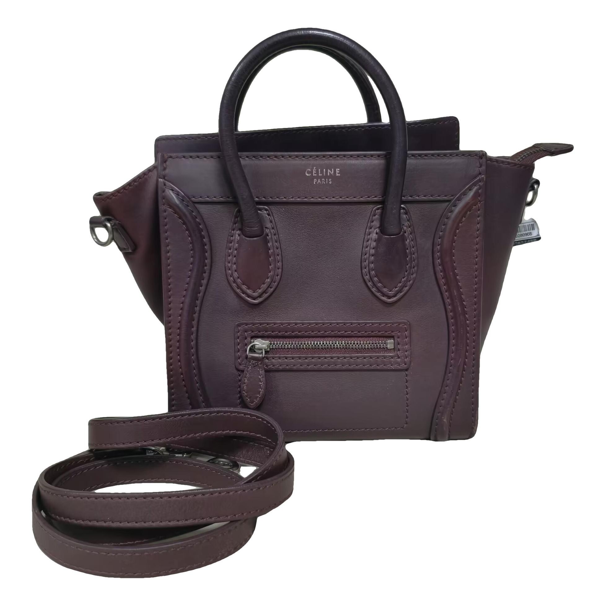 Nano Luggage leather handbag