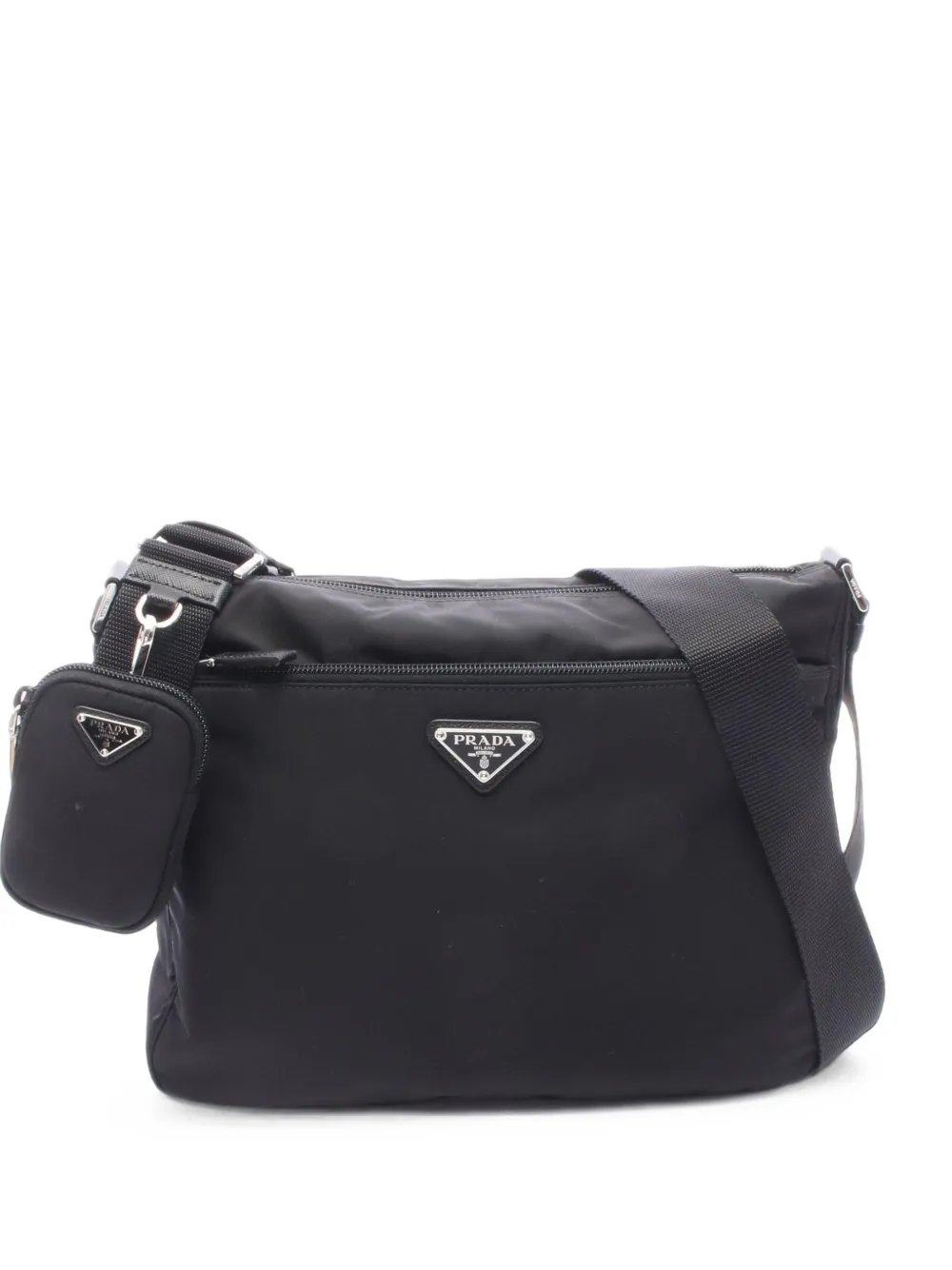 Prada 2020s Vela re-nylon shoulder bag