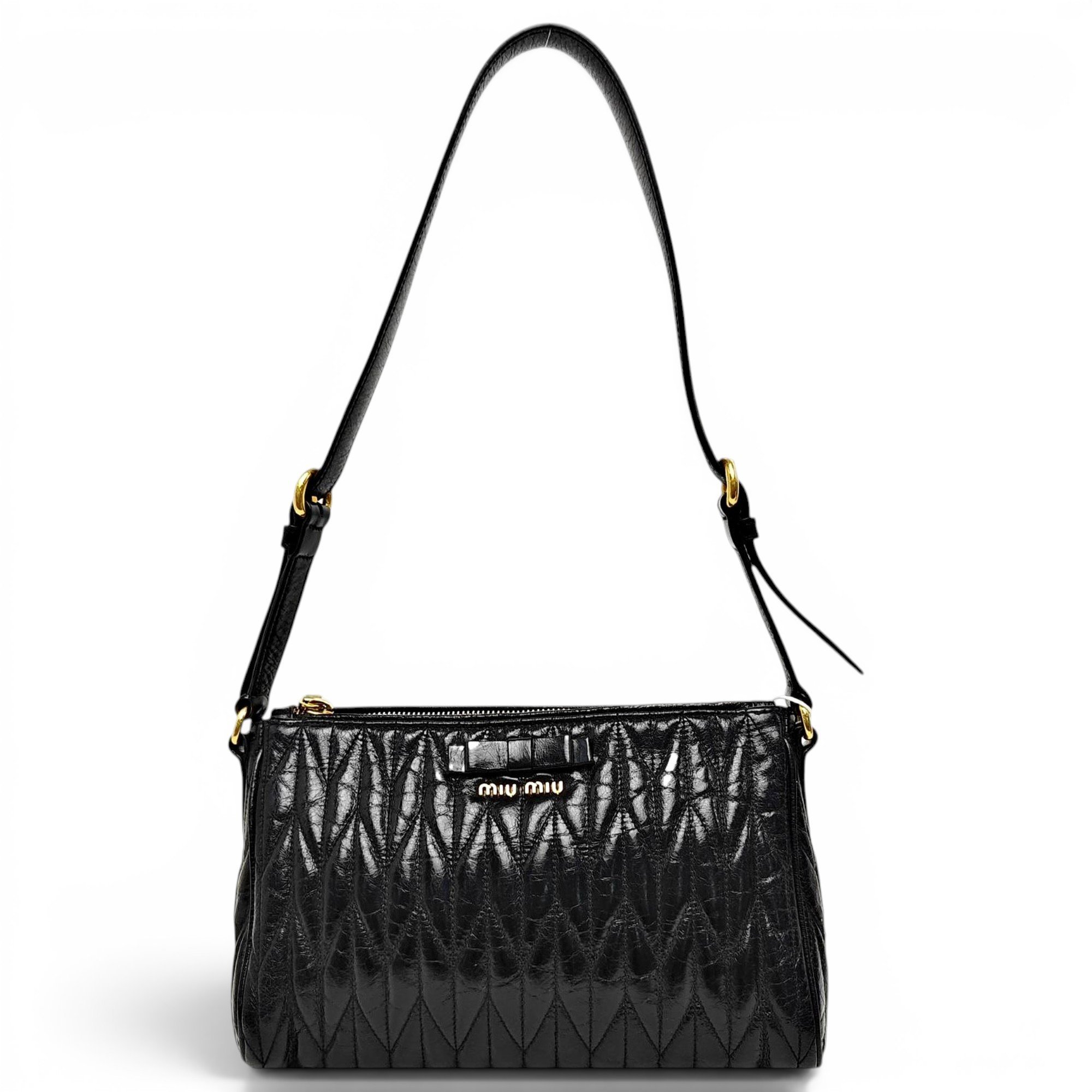 Miu Confidential leather handbag