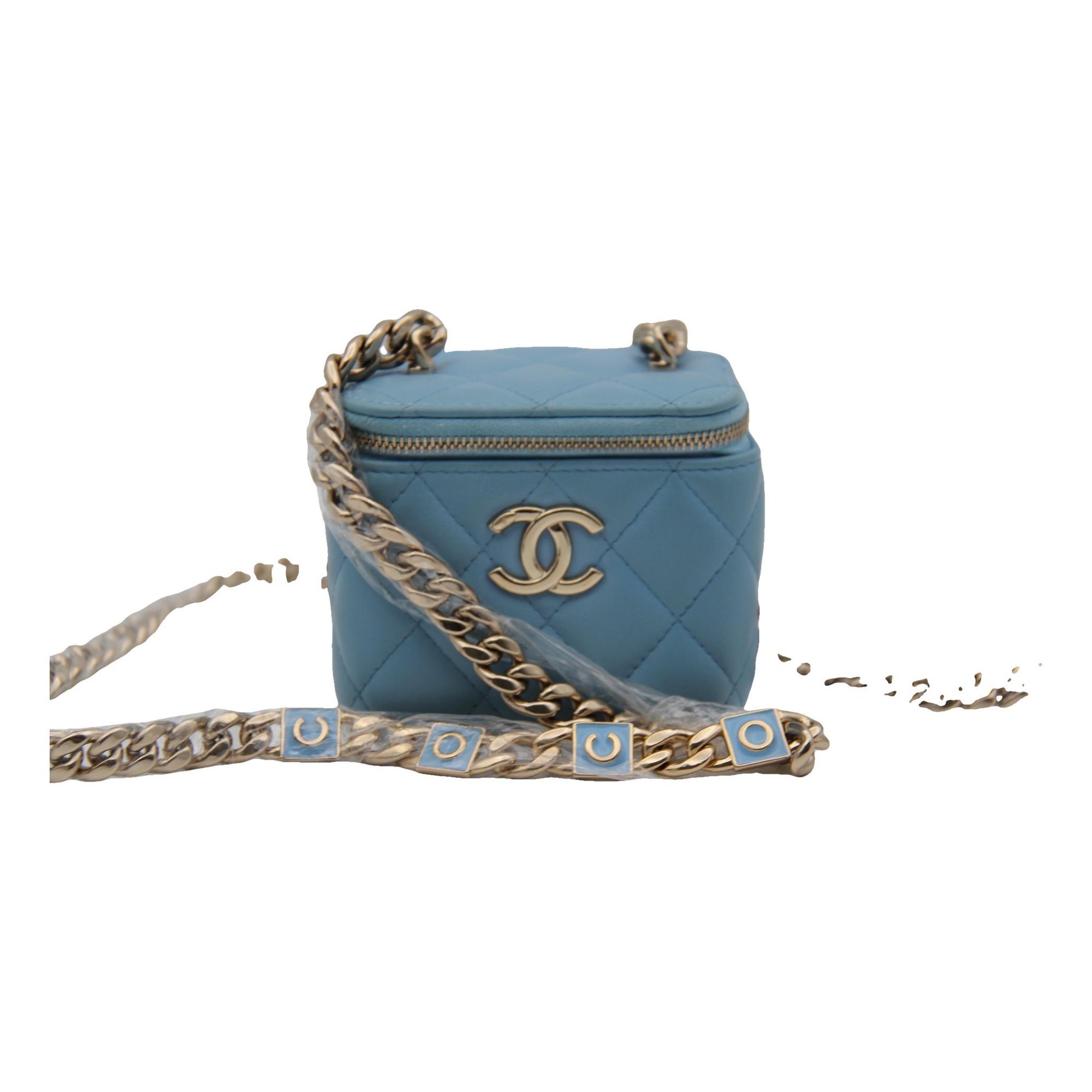 Trendy CC Vanity leather handbag