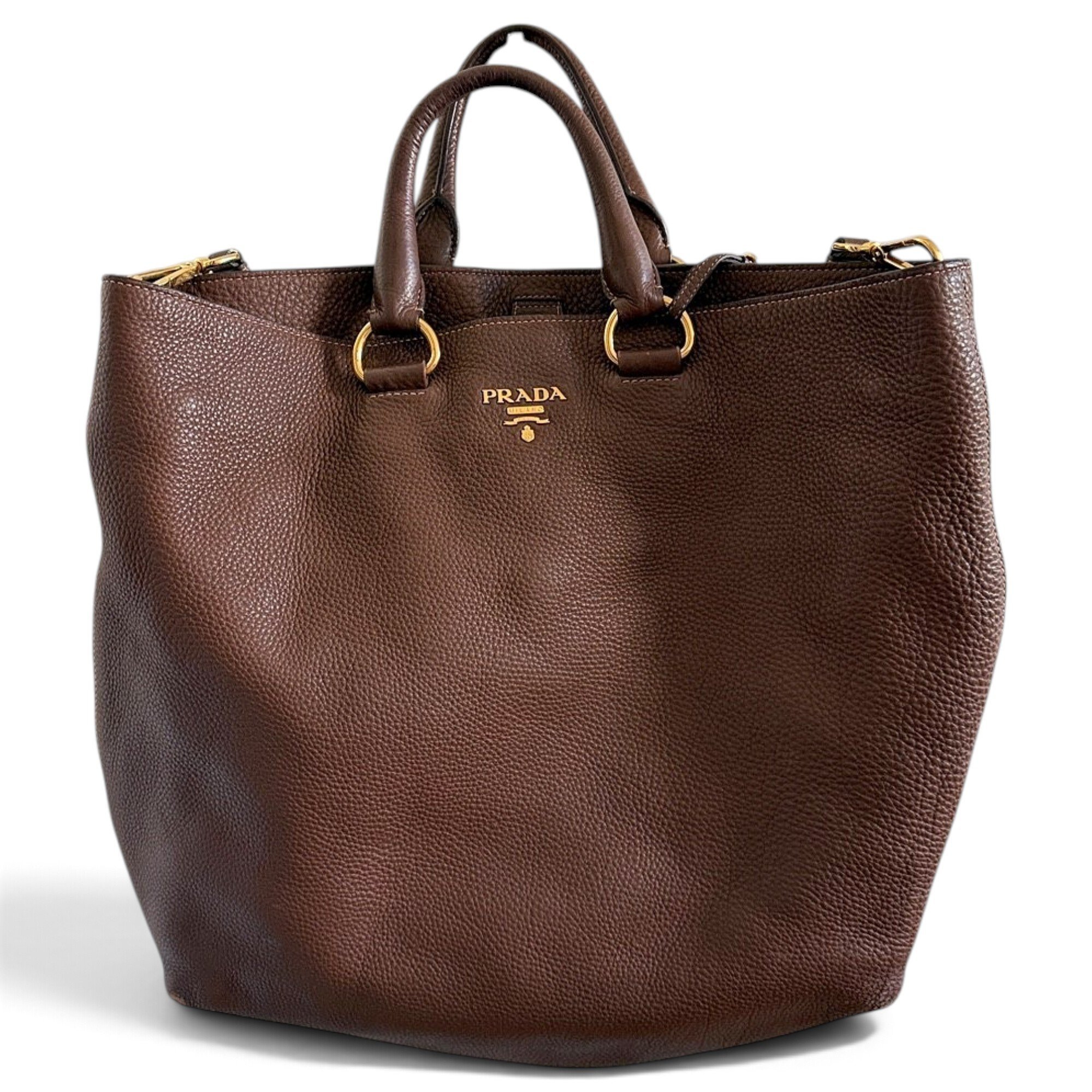 Leather tote