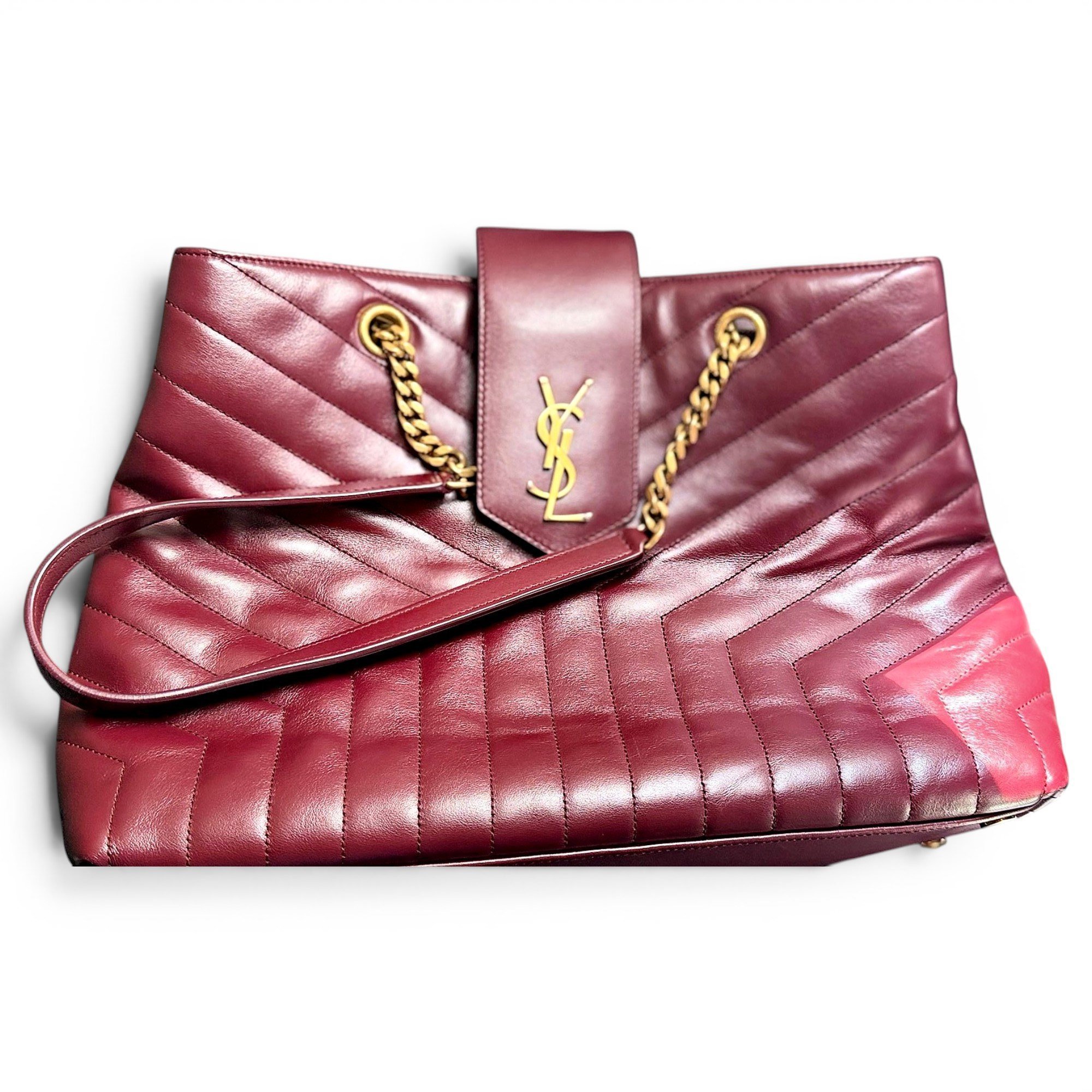 Loulou Shopping leather tote