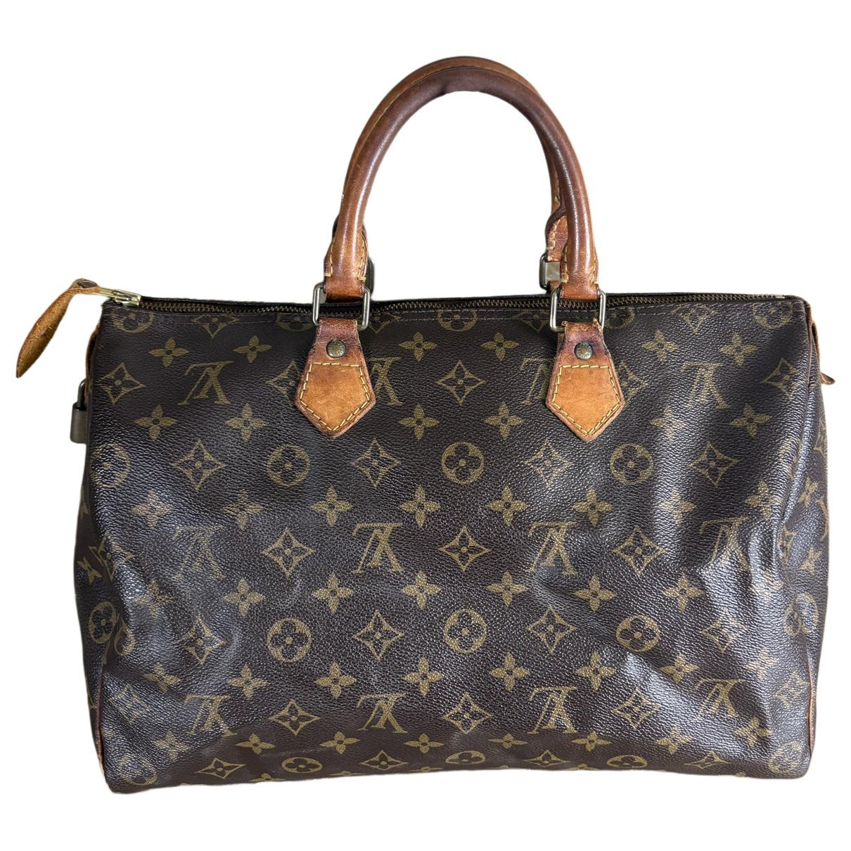 Speedy leather handbag