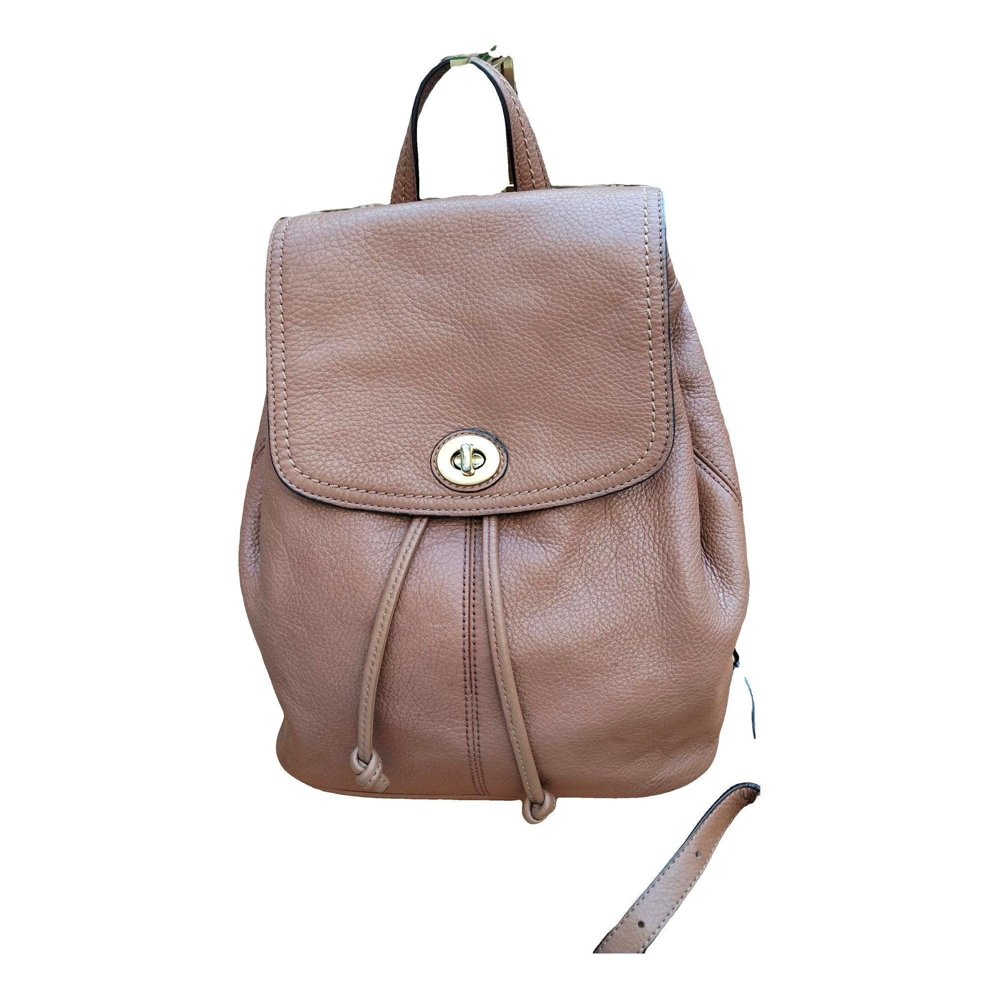 Leather backpack