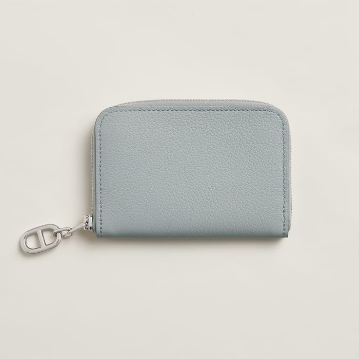 Bleu Glacier Zipengo Chaine d'Ancre Compact Card Holder