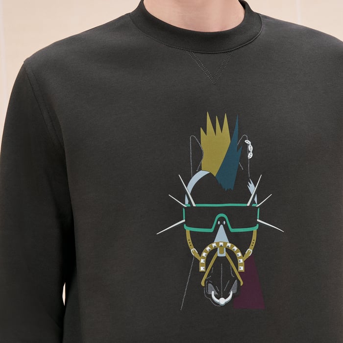 Multicolore "Punk'H" Crewneck Sweater