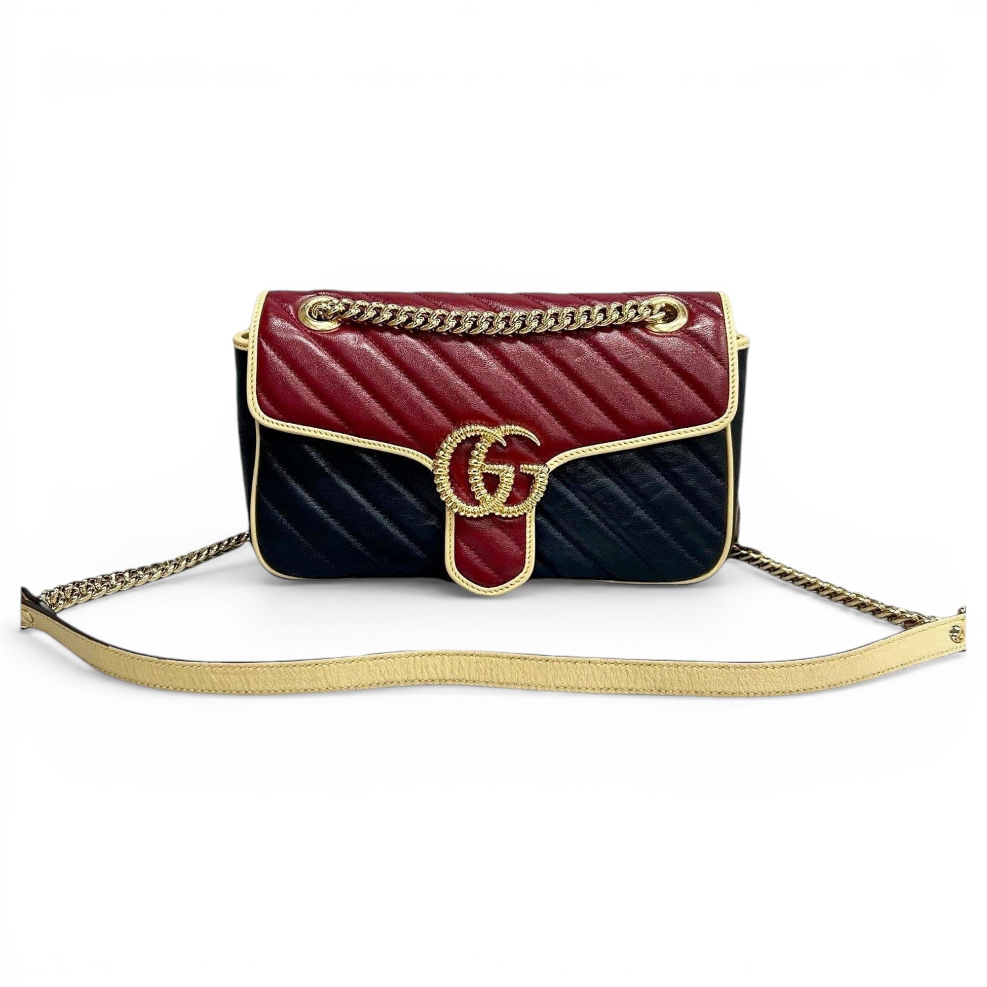 GG Marmont Flap leather handbag