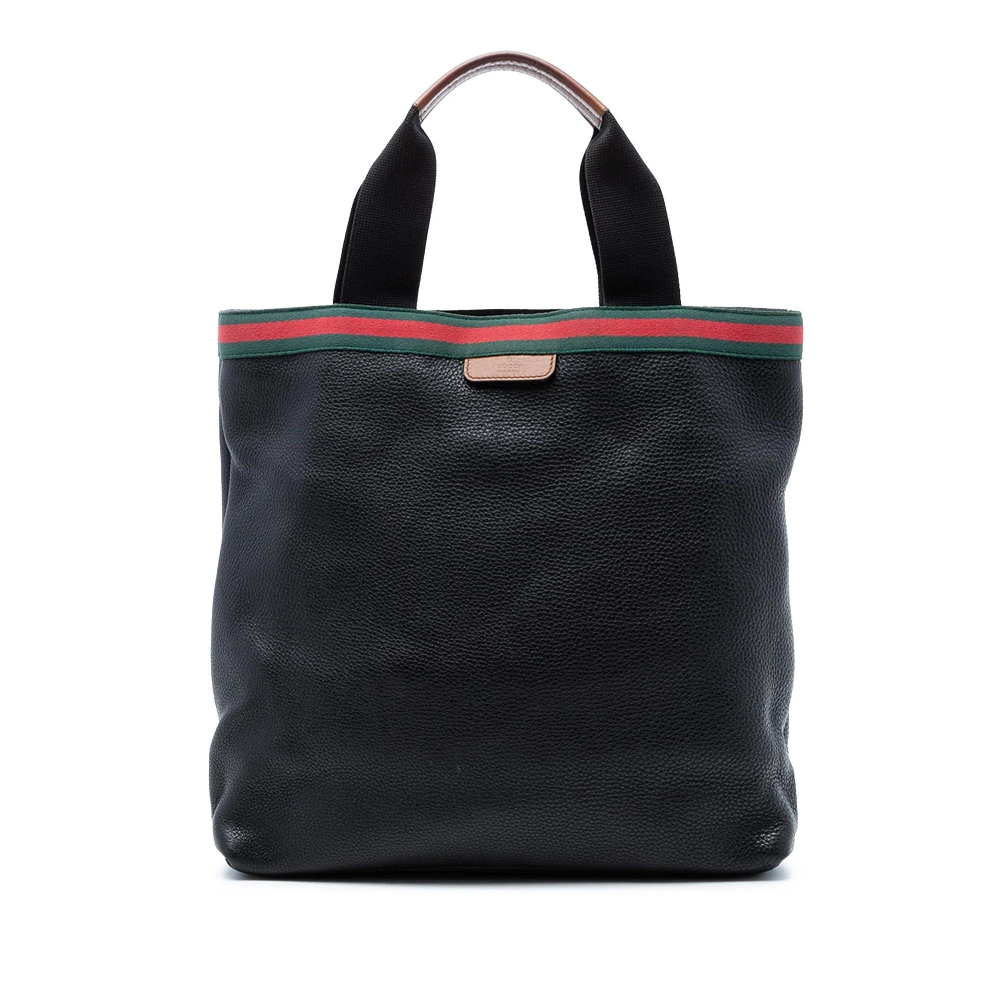 Leather tote