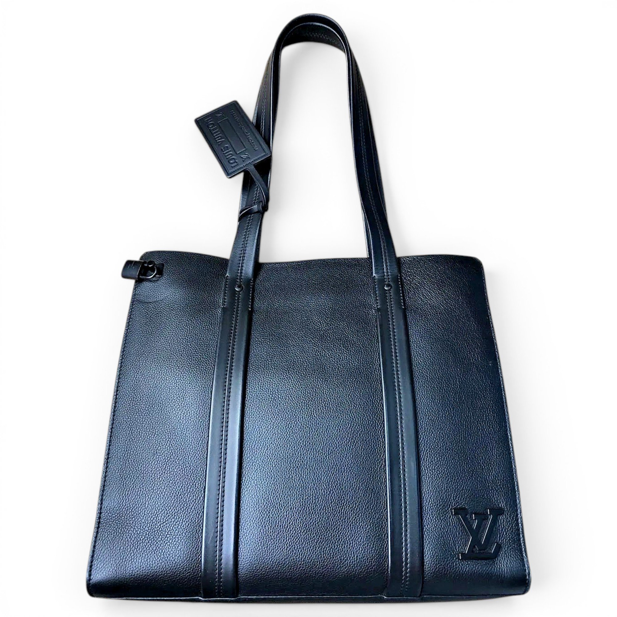 Leather tote