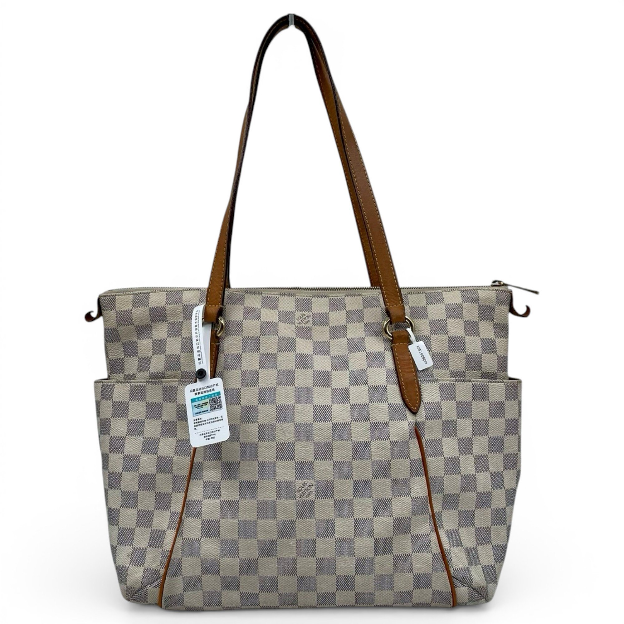 Totally leather tote