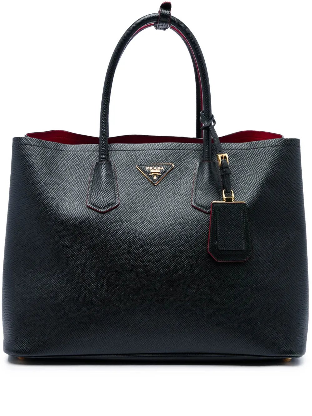2013-2026 Large Saffiano Cuir Double satchel