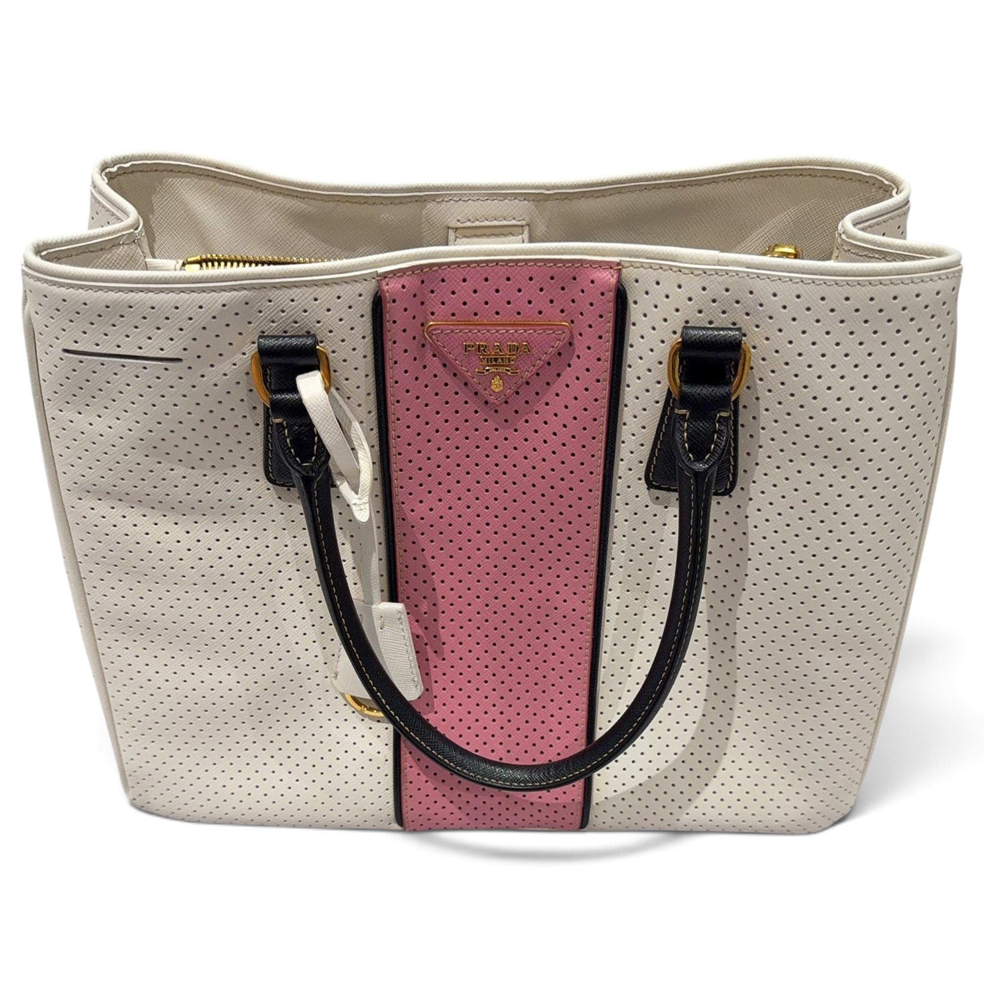 Leather tote