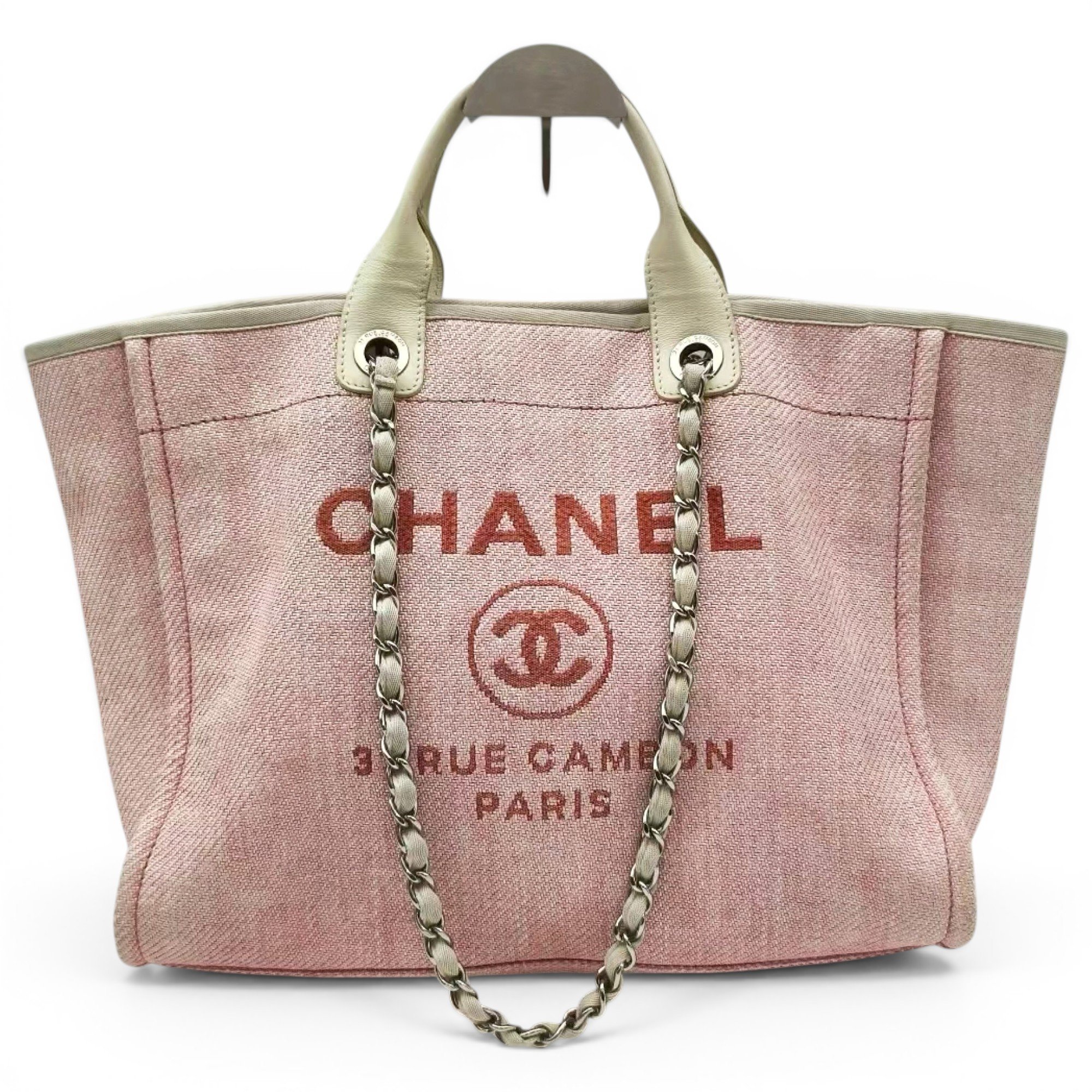 Chanel Deauville cloth tote