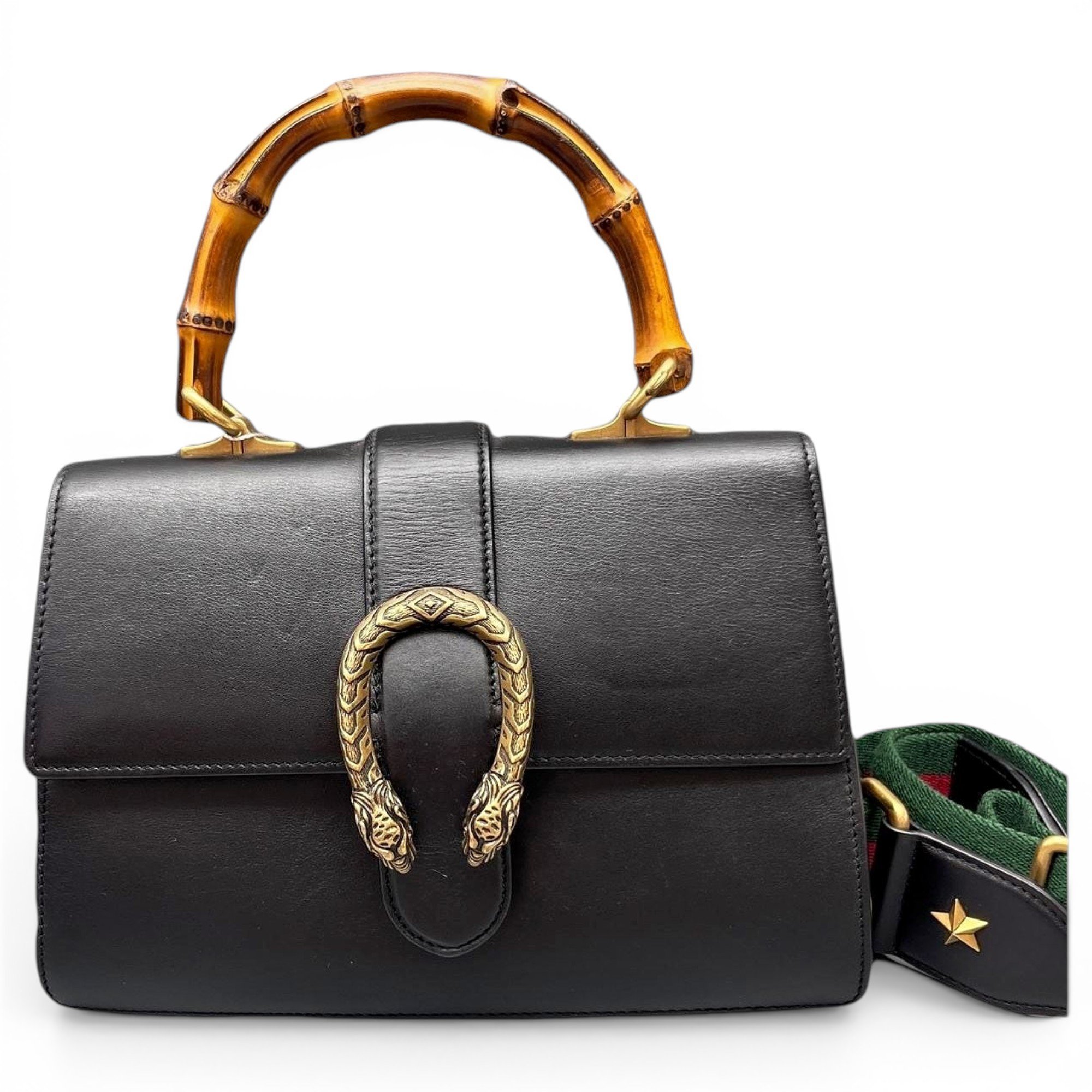 Dionysus Bamboo leather handbag