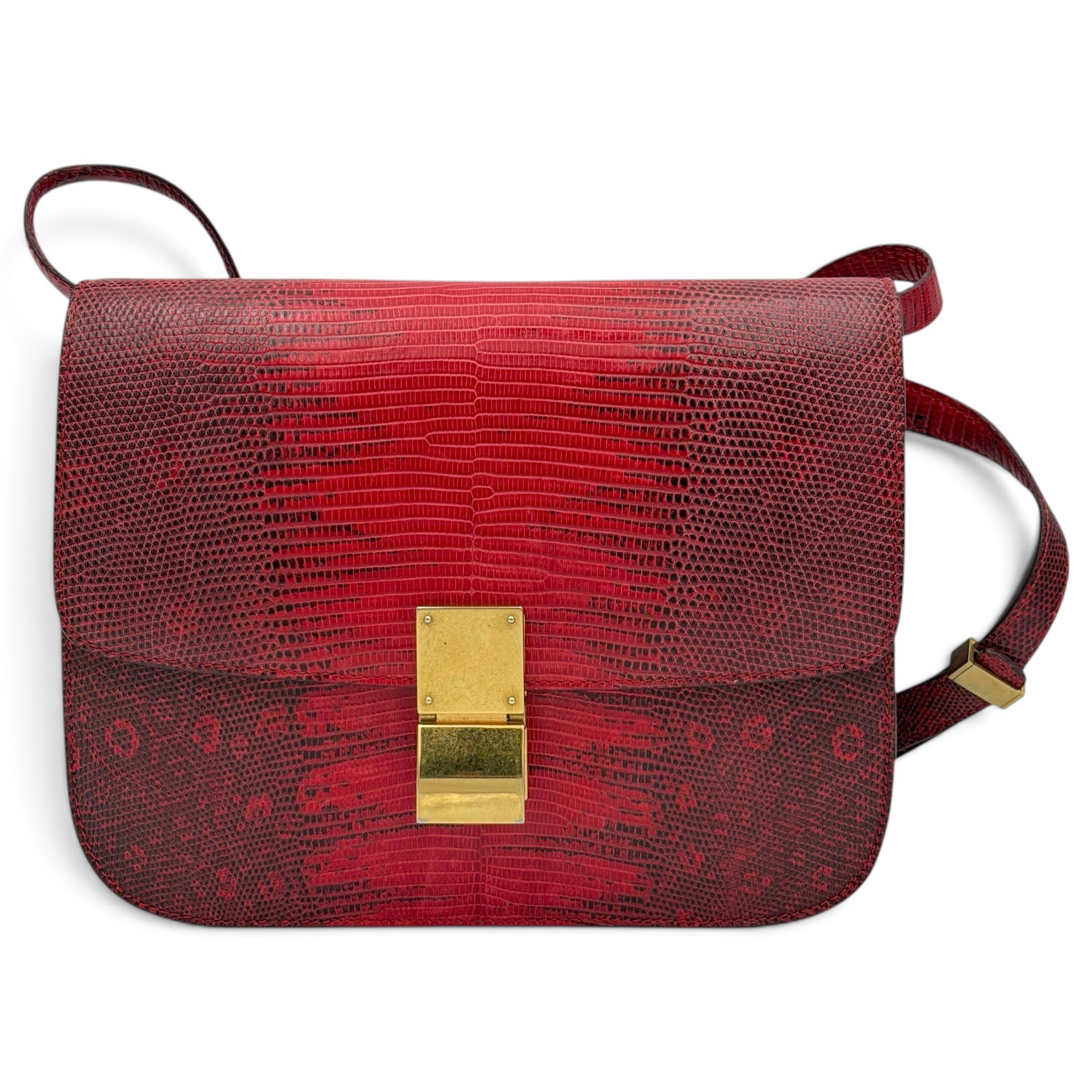 Classic lizard handbag