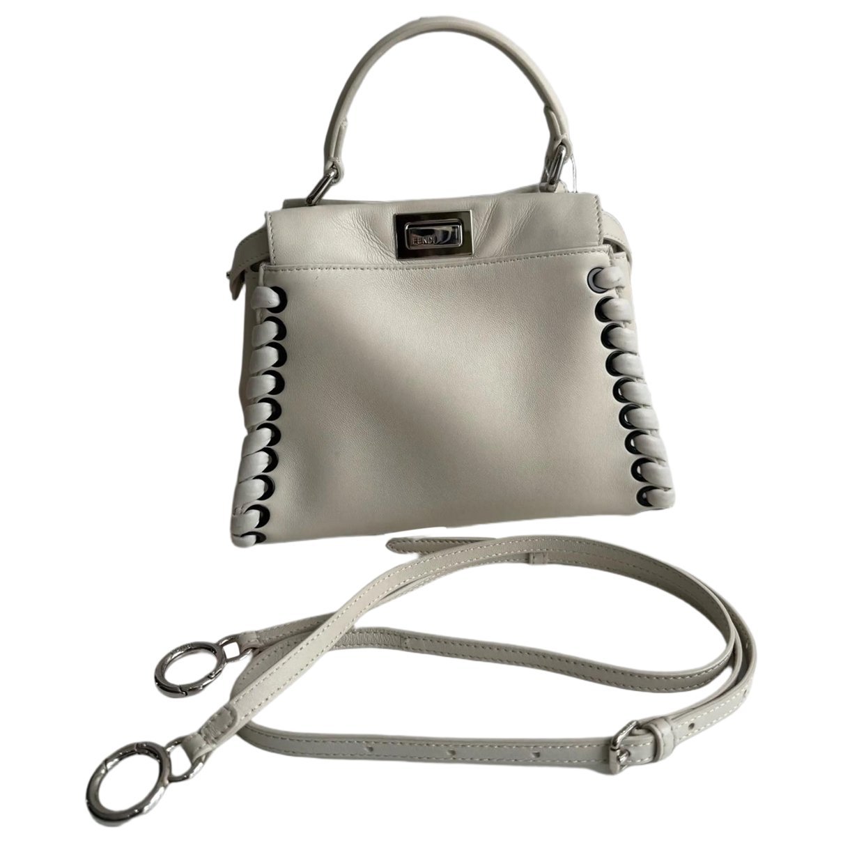 Peekaboo leather handbag