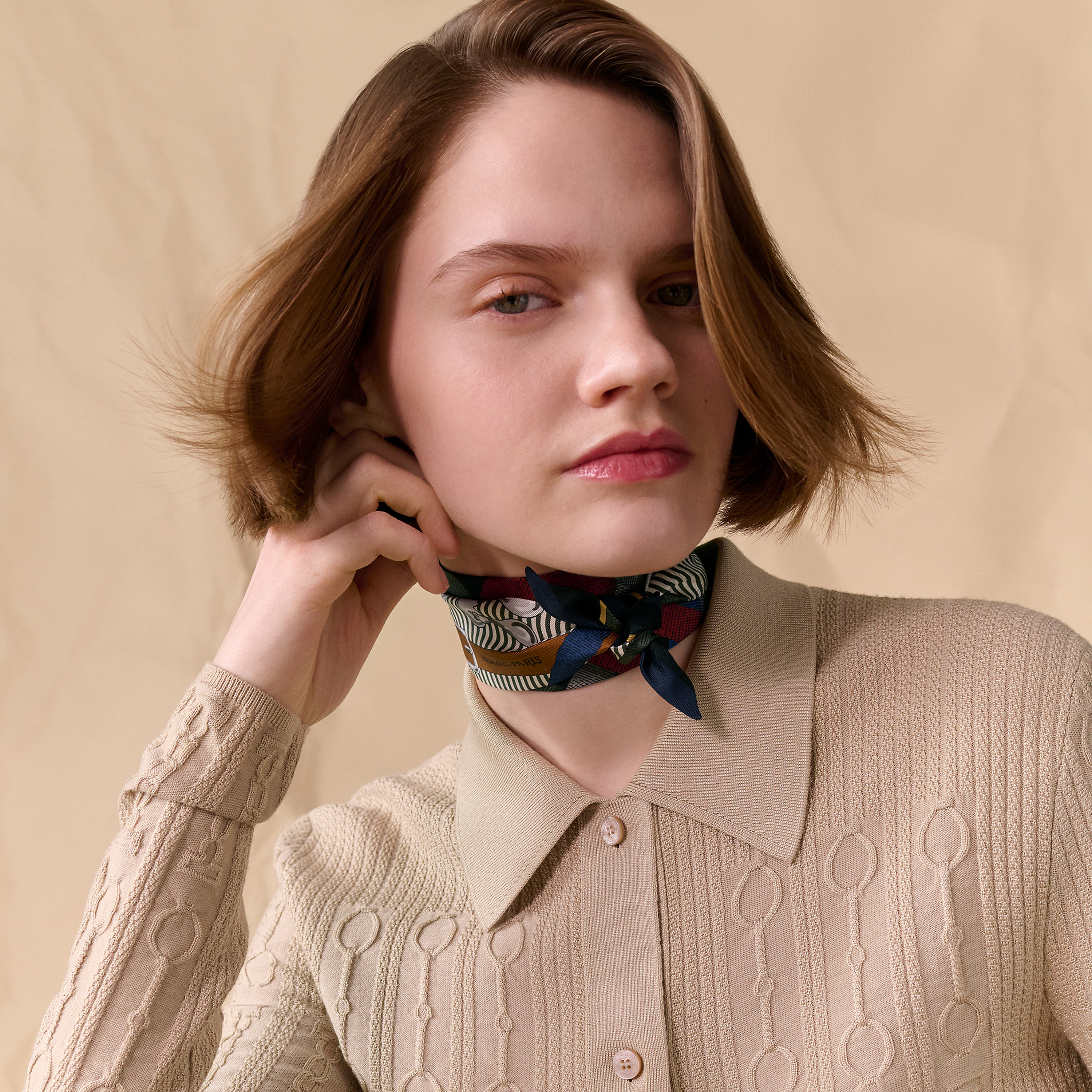 Hermès Twilly 《馬銜・シュミーズ》 ブルー・マリン・クレール