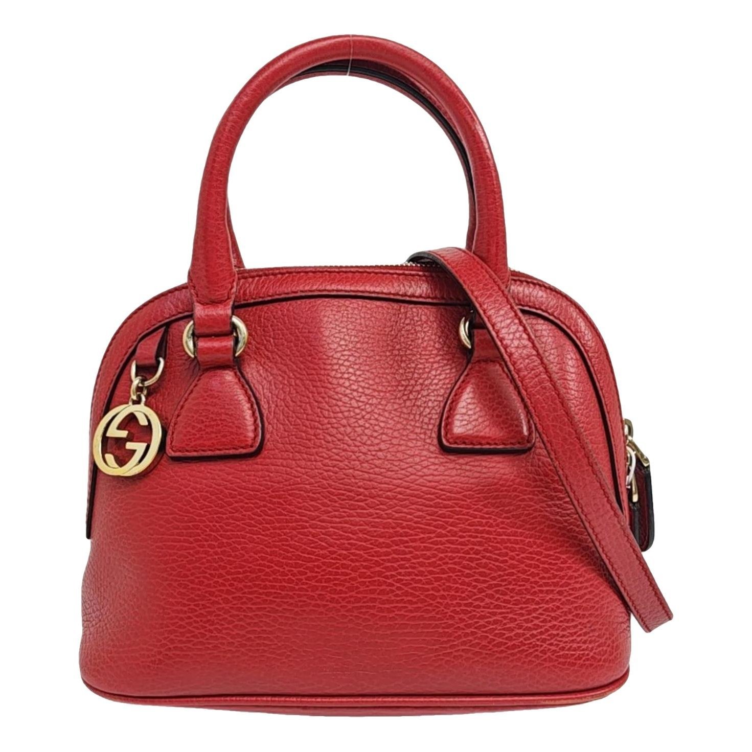 Ophidia Dome leather handbag
