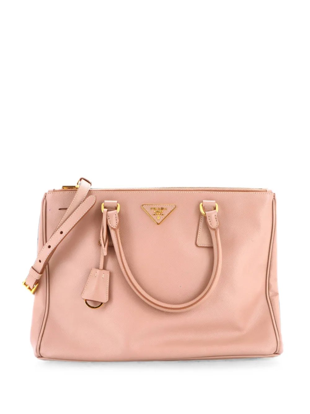 Double Zip Lux Saffiano Leather Medium tote bag