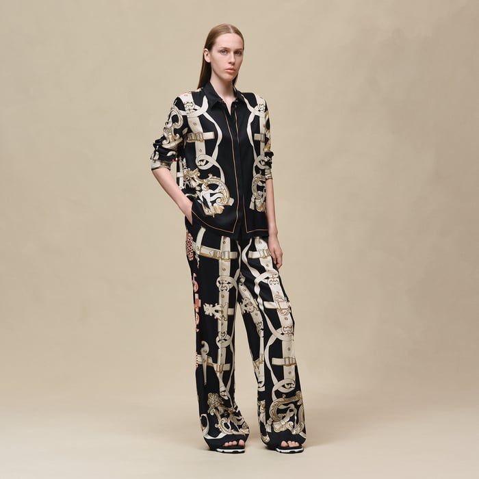 Noir "Ferronnerie Remix" Classic Shirt