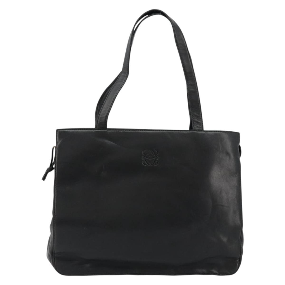 Anagram leather tote