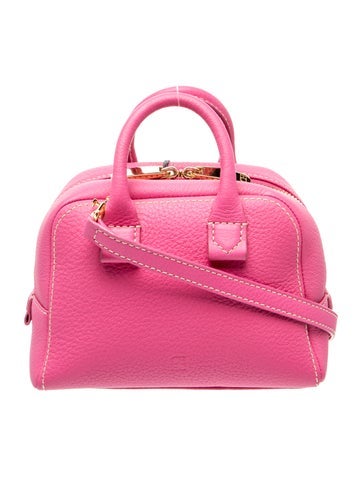 Carolina Herrera Leather Top Handle Bag