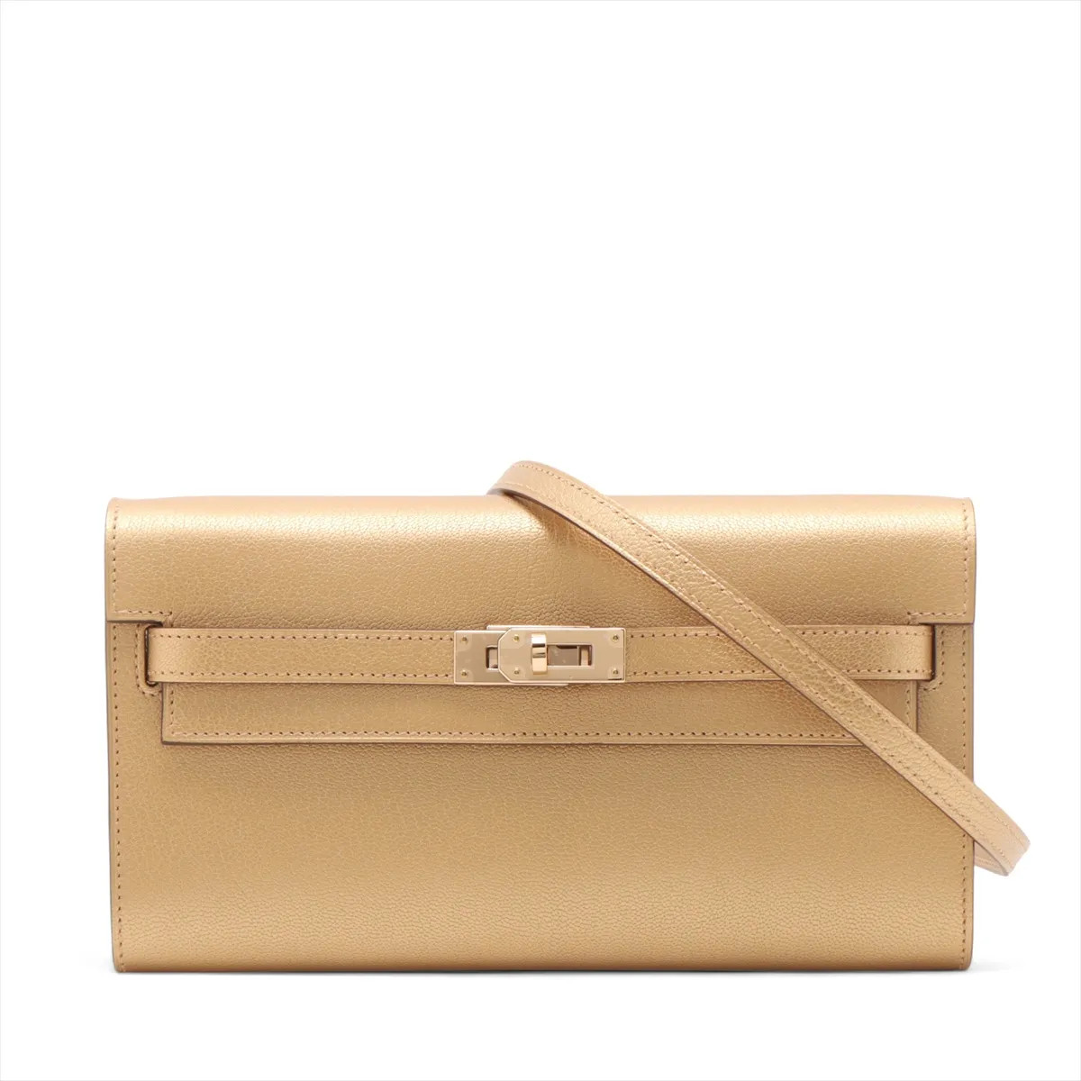 Hermès Kelly Wallet Togo Chèvre Shamukira Dre Gold Metal Fittings