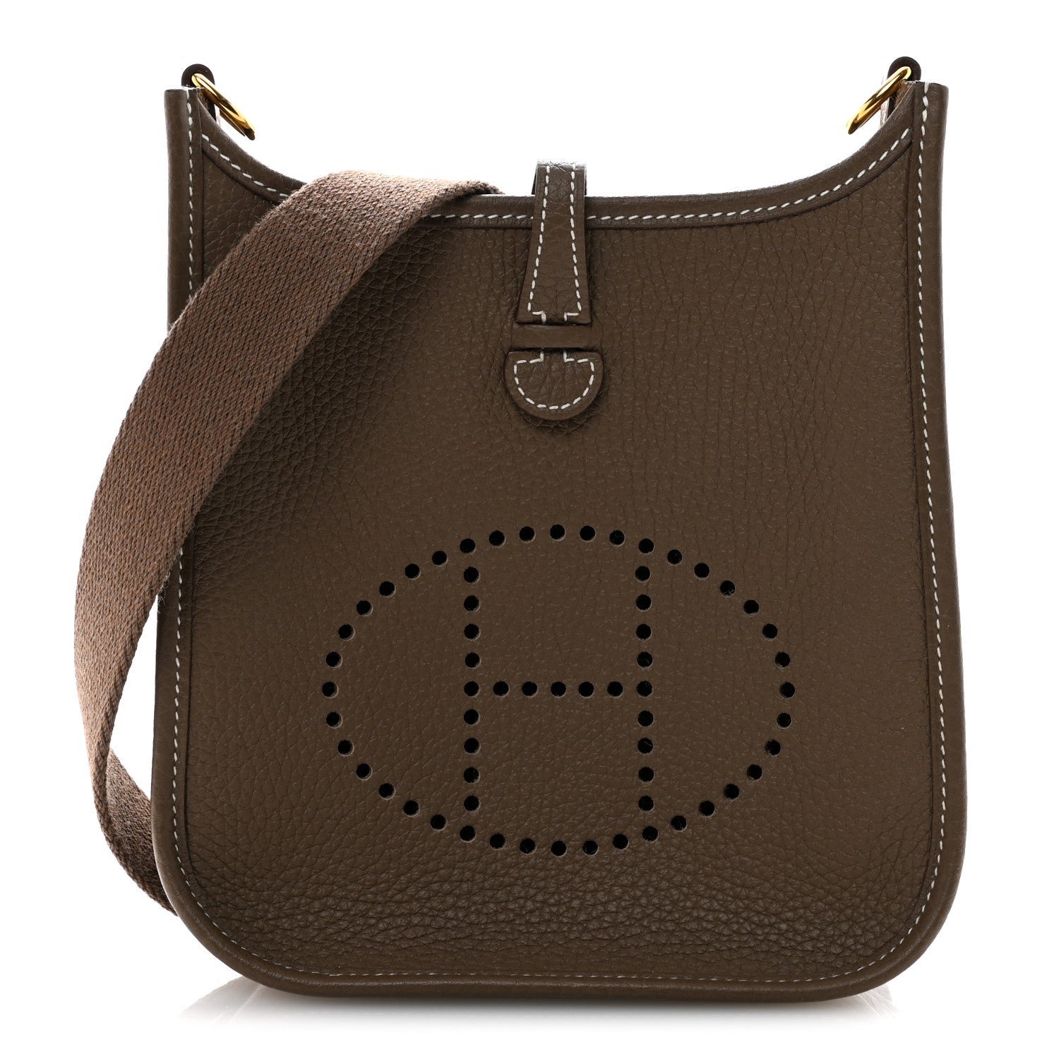 Hermes Taurillon Clemence Evelyne TPM Etoupe