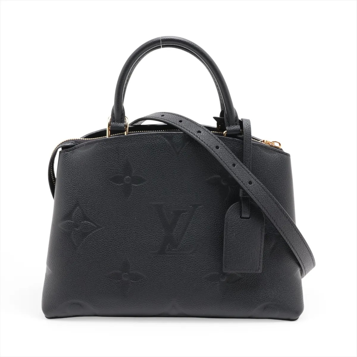 Louis Vuitton Monogram Empreinte Petit Palais PM M58916 Black There was an RFID