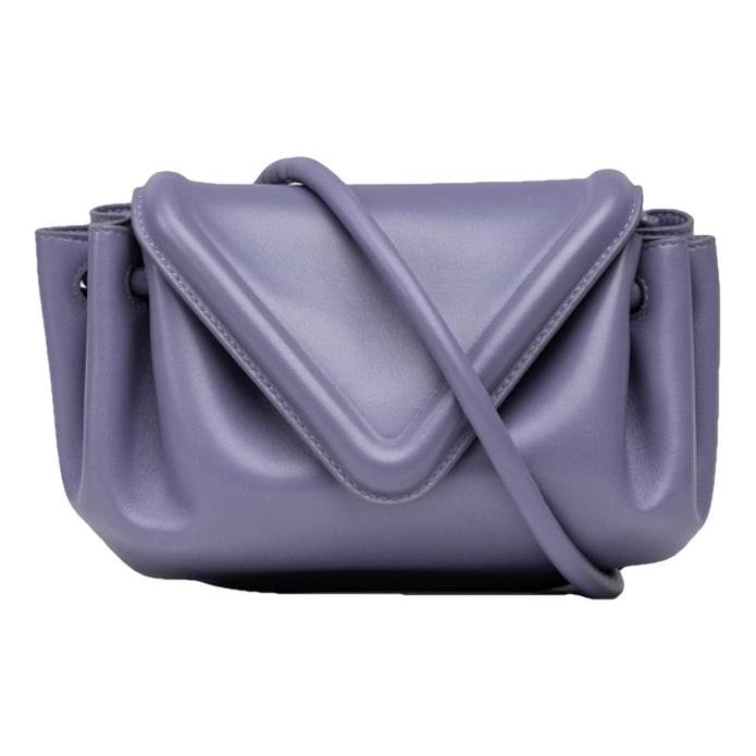 Beak leather crossbody bag