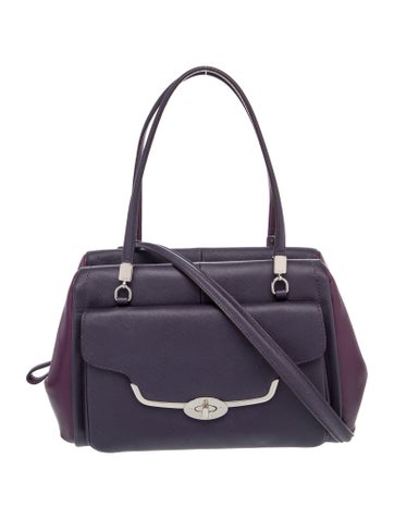 Leather Top Handle Bag