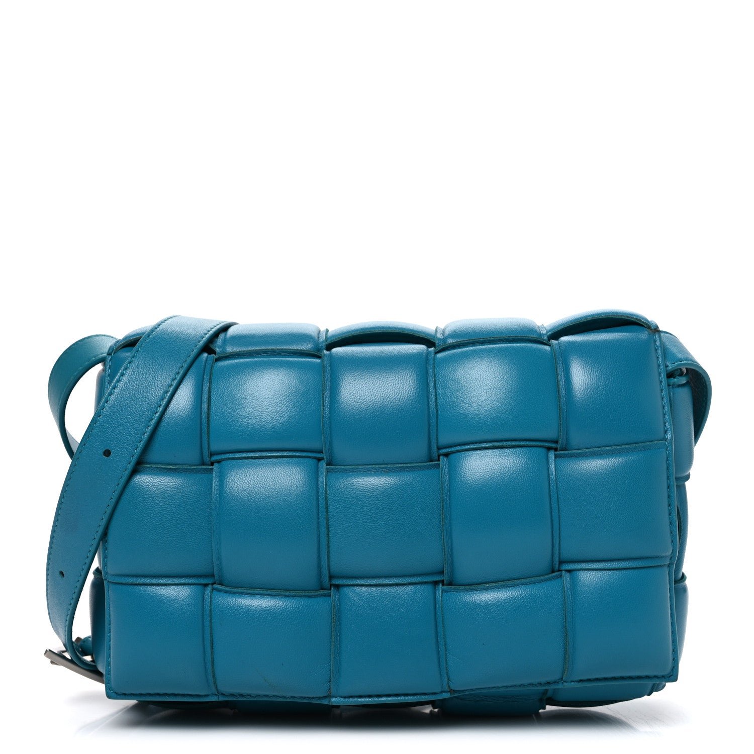 Bottega Veneta Nappa Maxi Intreccio Padded Cassette Crossbody Bag Blaster